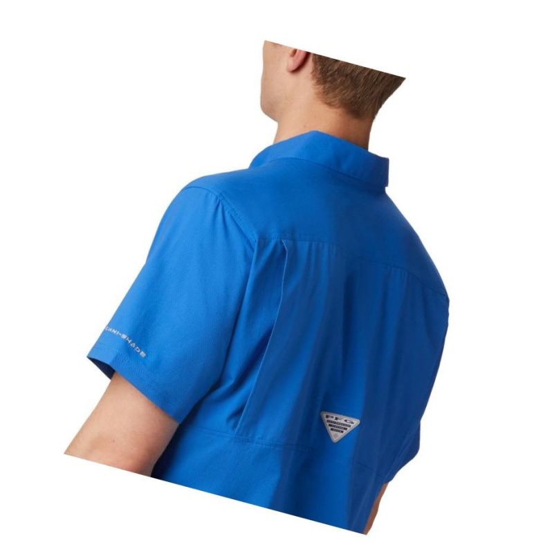 Columbia PFG Slack Tide Camp Gömlek Erkek Mavi | 43068-NZTF