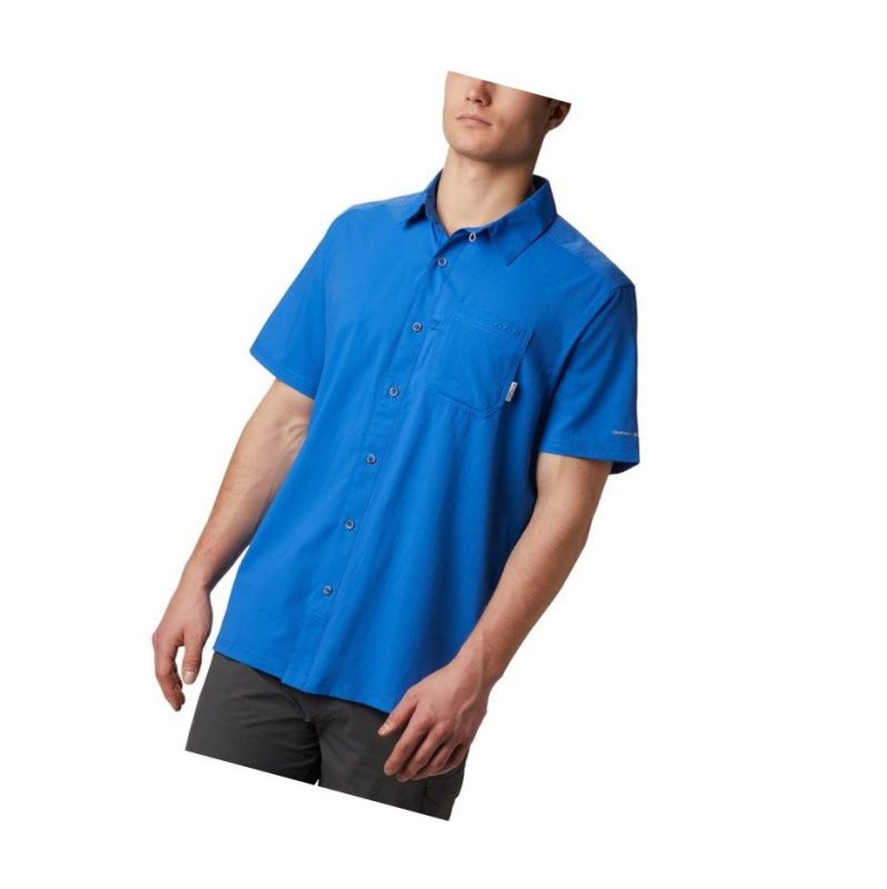 Columbia PFG Slack Tide Camp Gömlek Erkek Mavi | 43068-NZTF