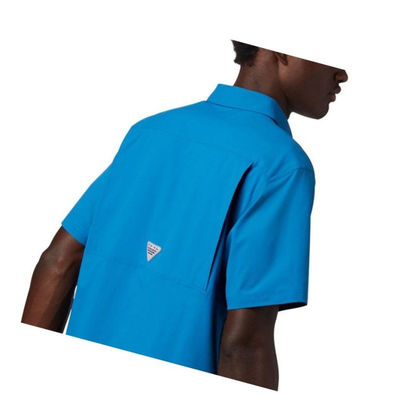 Columbia PFG Slack Tide Camp Gömlek Erkek Mavi | 21367-ZDQB