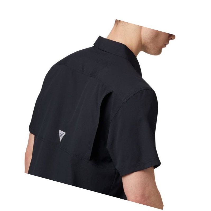 Columbia PFG Slack Tide Camp Tall Gömlek Erkek Siyah | 68529-VFEL