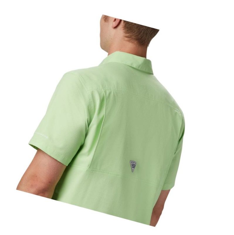 Columbia PFG Slack Tide Camp Tall Gömlek Erkek Açık Yeşil | 35980-XVLW