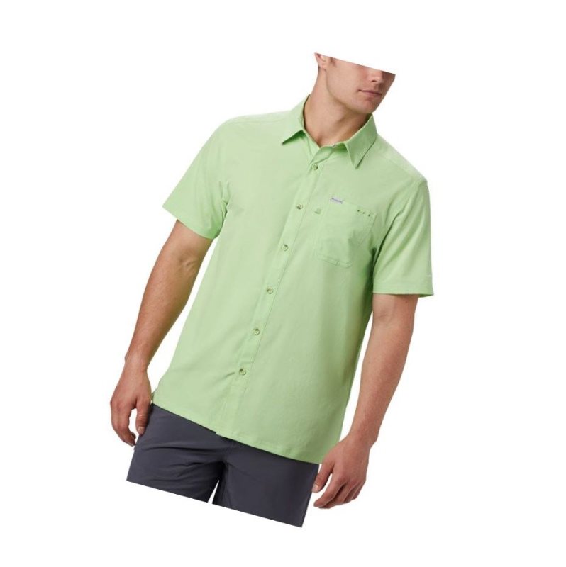 Columbia PFG Slack Tide Camp Tall Gömlek Erkek Açık Yeşil | 35980-XVLW
