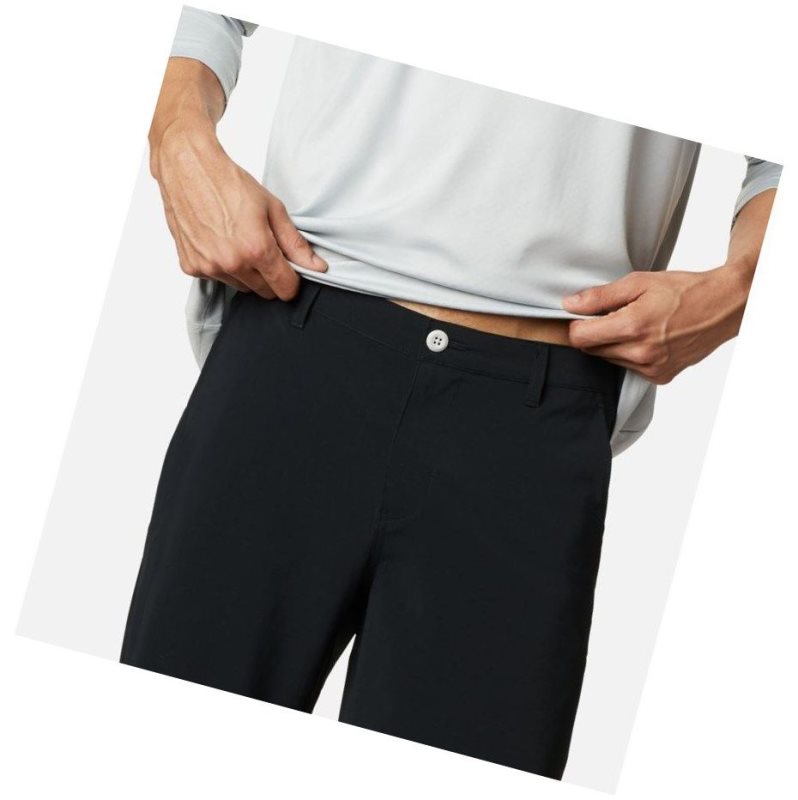 Columbia PFG Slack Tide Şort Erkek Siyah | 64173-FDWB
