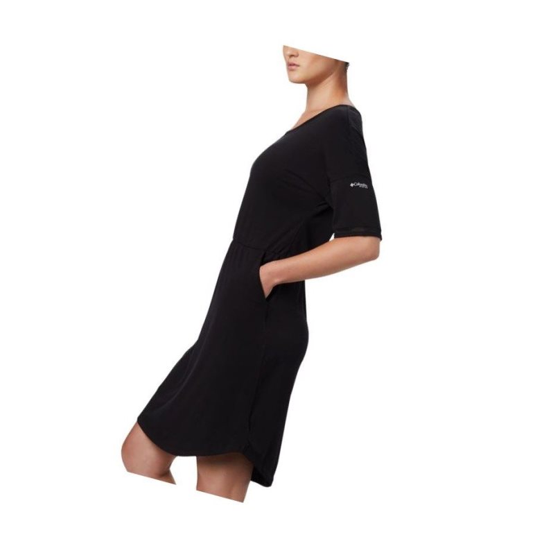 Columbia PFG Slack Water Knit Elbise Kadın Siyah | 34261-VKRS