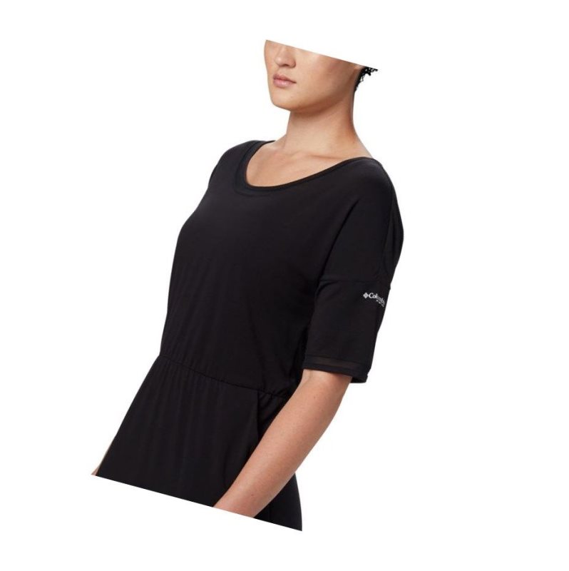 Columbia PFG Slack Water Knit Elbise Kadın Siyah | 34261-VKRS