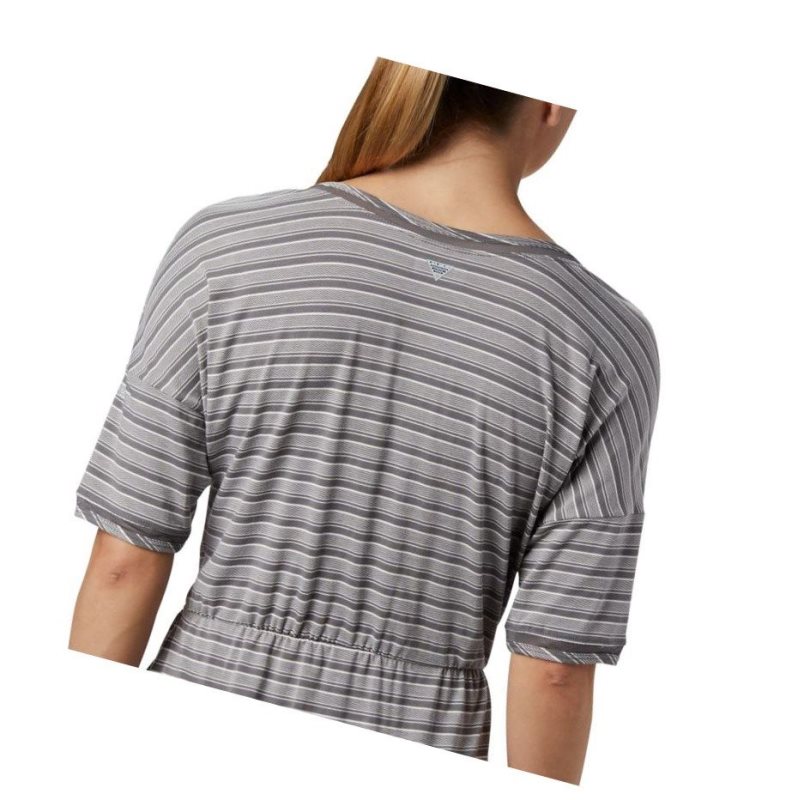 Columbia PFG Slack Water Knit Elbise Kadın Gri | 26305-ADHK