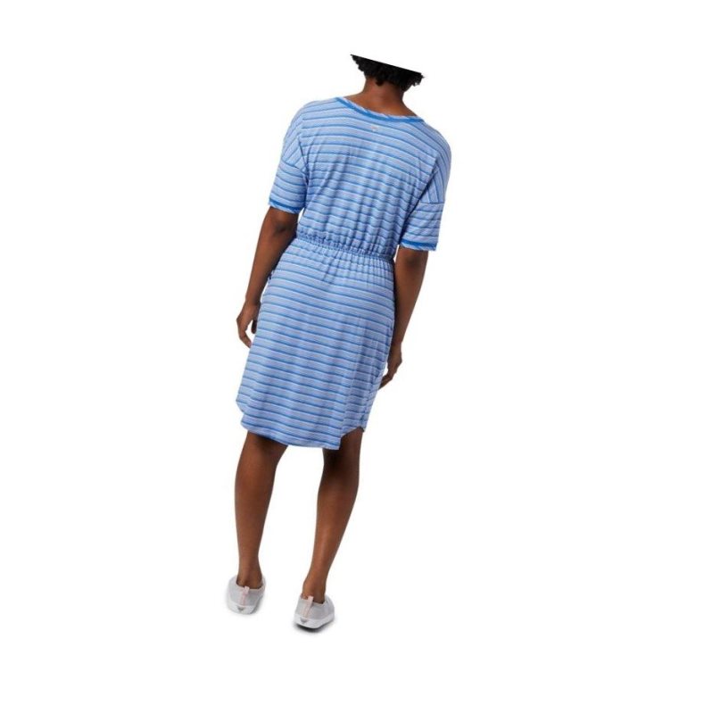 Columbia PFG Slack Water Knit Elbise Kadın Mavi | 91483-MCPD
