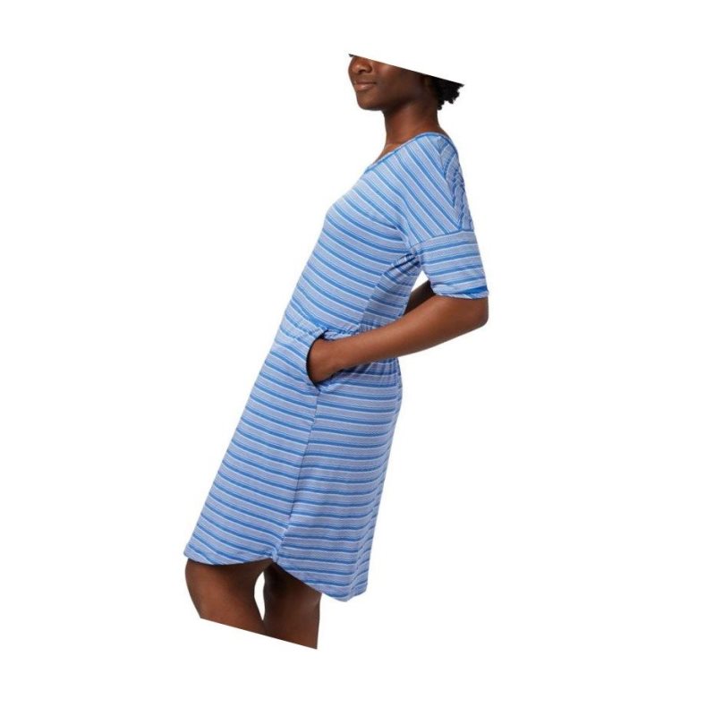 Columbia PFG Slack Water Knit Elbise Kadın Mavi | 91483-MCPD