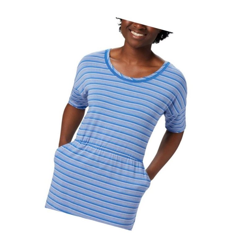 Columbia PFG Slack Water Knit Elbise Kadın Mavi | 91483-MCPD
