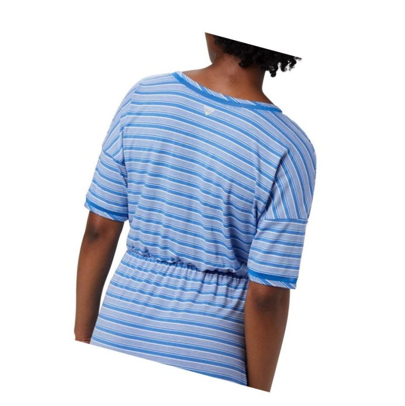 Columbia PFG Slack Water Knit Elbise Kadın Mavi | 91483-MCPD