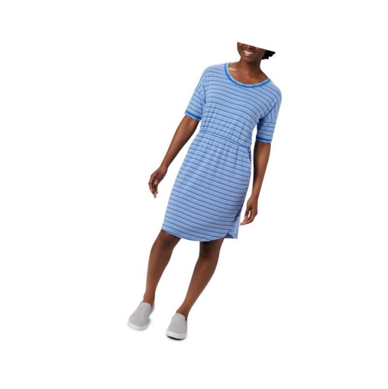 Columbia PFG Slack Water Knit Elbise Kadın Mavi | 91483-MCPD