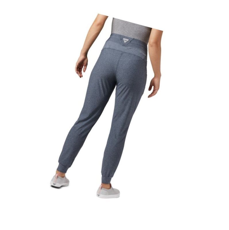 Columbia PFG Slack Water Knit Jogger Pantolon Kadın Lacivert | 65427-FPMB