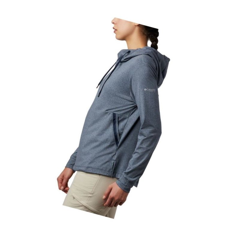 Columbia PFG Slack Water Knit Kapşonlu Kadın Lacivert | 34219-ZOAW