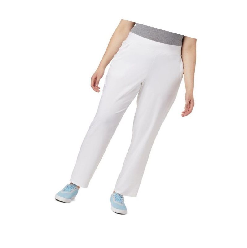 Columbia PFG Slack Water Woven Plus Size Pantolon Kadın Beyaz | 61305-XJUA
