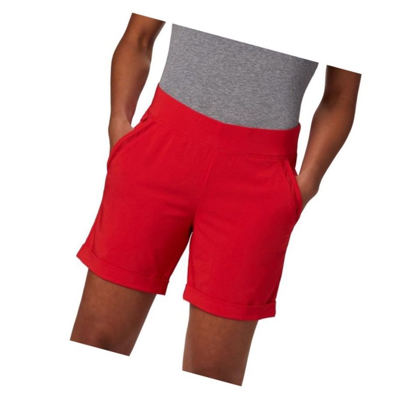 Columbia PFG Slack Water Woven Şort Kadın Kırmızı | 91354-QJIU