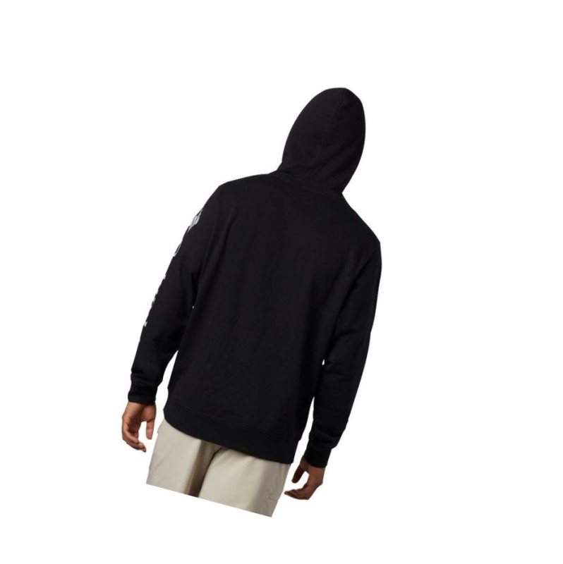 Columbia PFG Sleeve Graphic Kapşonlu Erkek Siyah Gri | 14709-HDRN