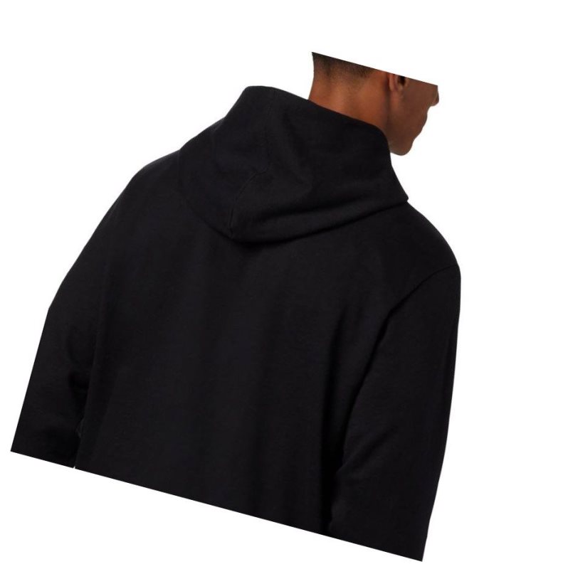 Columbia PFG Sleeve Graphic Kapşonlu Erkek Siyah Gri | 14709-HDRN