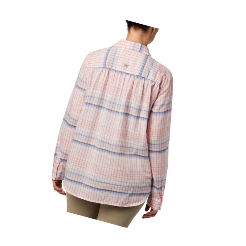 Columbia PFG Sun Drifter II Long Sleeve Gömlek Kadın Renkli | 91653-BKVY