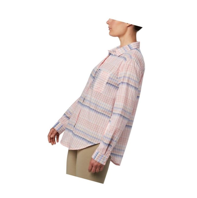 Columbia PFG Sun Drifter II Long Sleeve Gömlek Kadın Renkli | 91653-BKVY