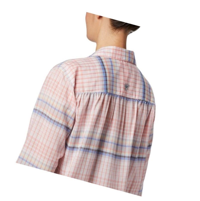 Columbia PFG Sun Drifter II Long Sleeve Gömlek Kadın Renkli | 91653-BKVY