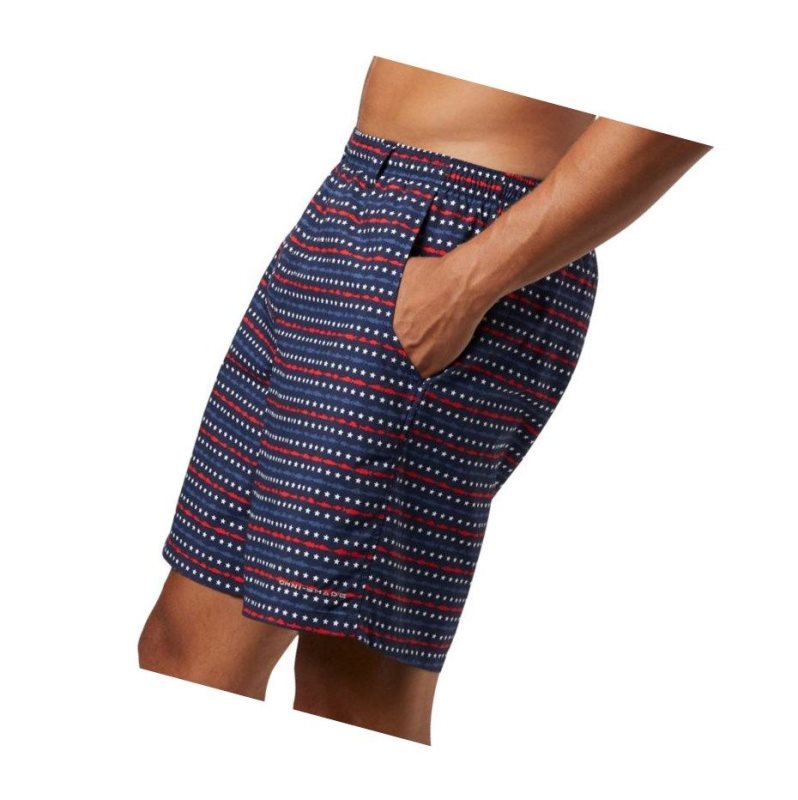 Columbia PFG Super Backcast Water Şort Erkek Lacivert | 70612-EXSB