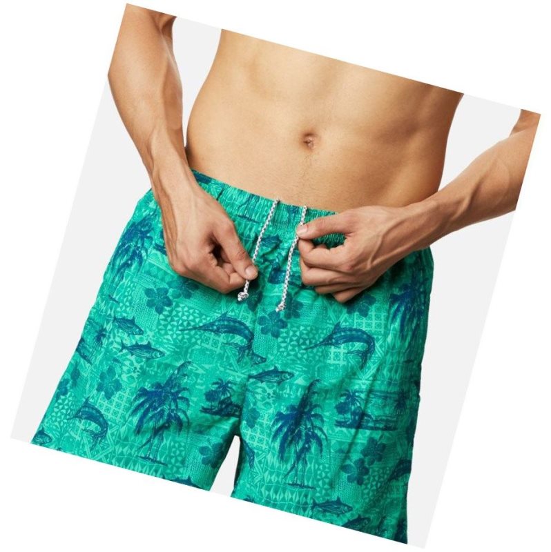 Columbia PFG Super Backcast Water Şort Erkek Yeşil | 25187-CLEA