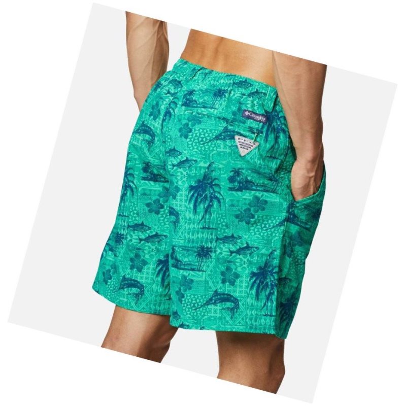 Columbia PFG Super Backcast Water Şort Erkek Yeşil | 25187-CLEA