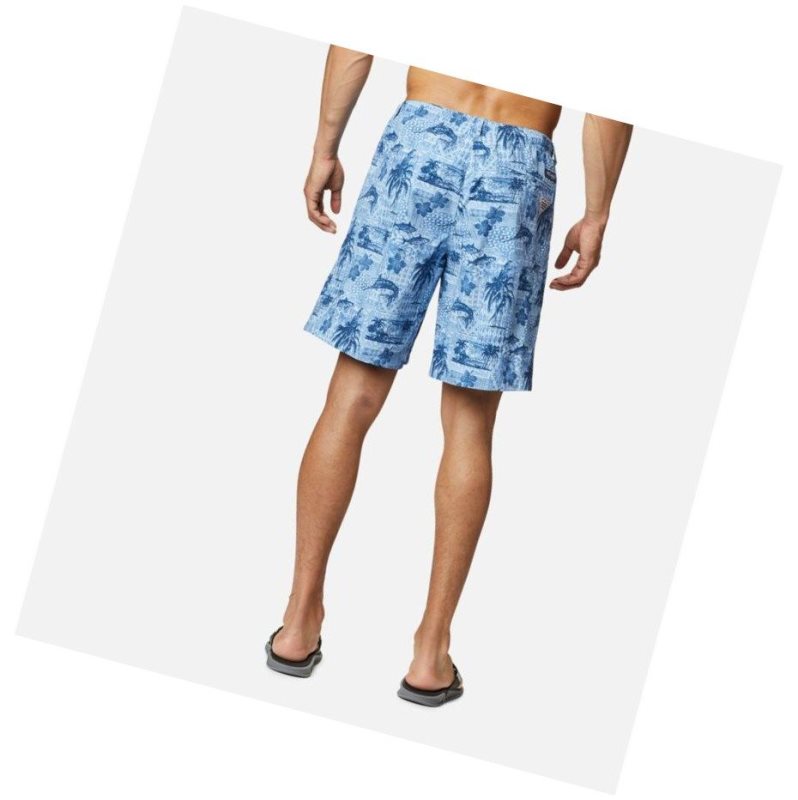 Columbia PFG Super Backcast Water Şort Erkek Mavi | 19250-NMCJ