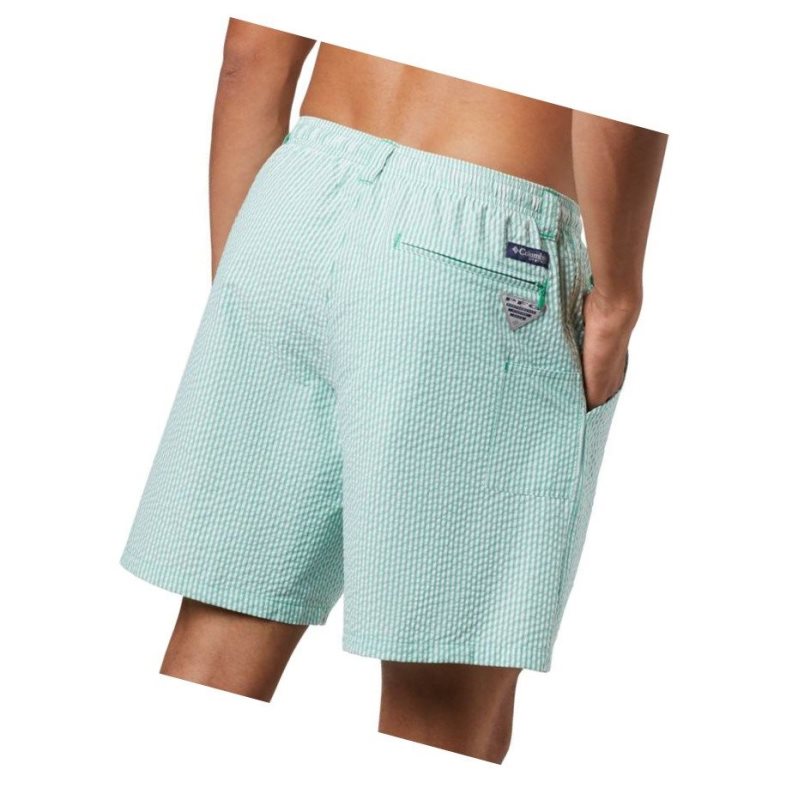 Columbia PFG Super Backcast Water Şort Erkek Açık Yeşil | 09781-YQOK