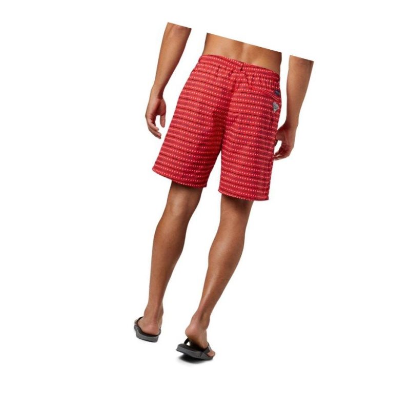 Columbia PFG Super Backcast Water Şort Erkek Kırmızı | 09628-MVUA