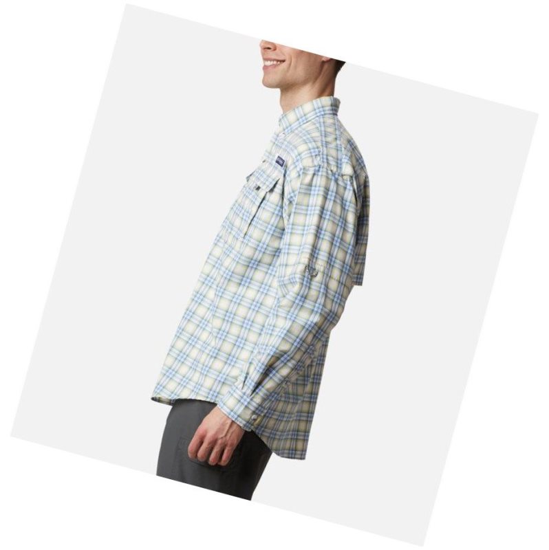 Columbia PFG Super Bahama Long Sleeve Gömlek Erkek Turuncu | 78429-EQBR