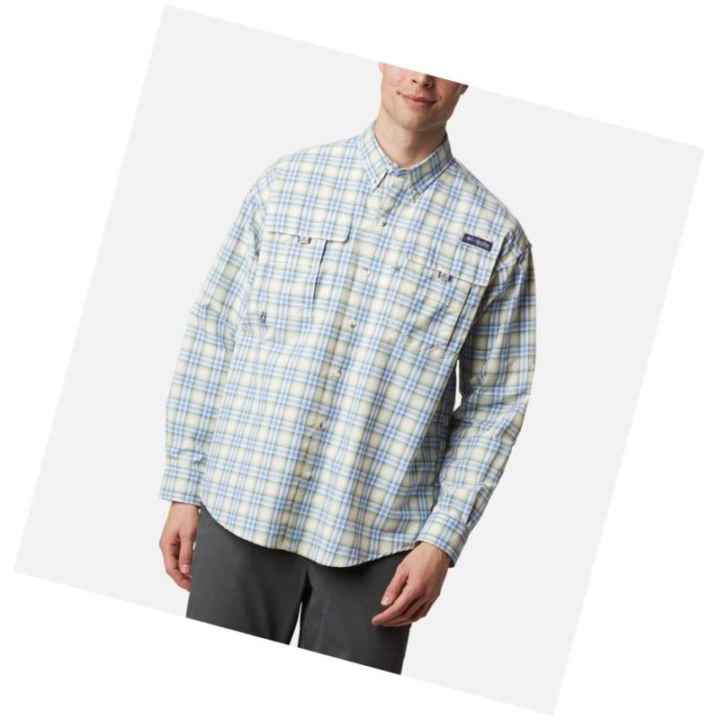 Columbia PFG Super Bahama Long Sleeve Gömlek Erkek Turuncu | 78429-EQBR