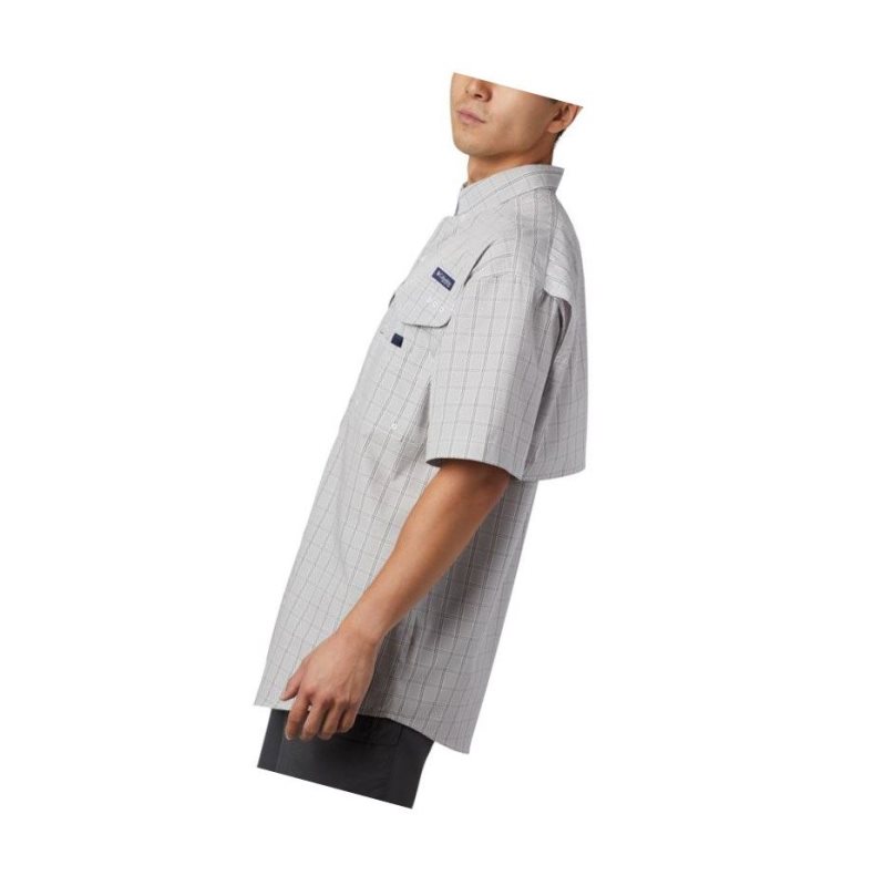 Columbia PFG Super Bonehead Classic Short Sleeve Gömlek Erkek Gri | 70581-HXOF