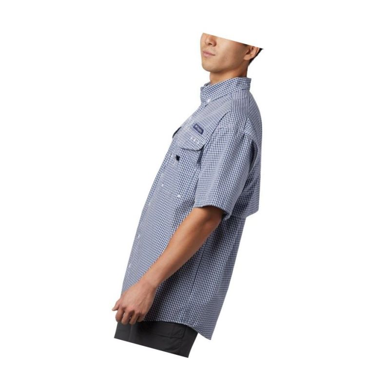 Columbia PFG Super Bonehead Classic Short Sleeve Gömlek Erkek Koyu Gri | 18902-LIVT