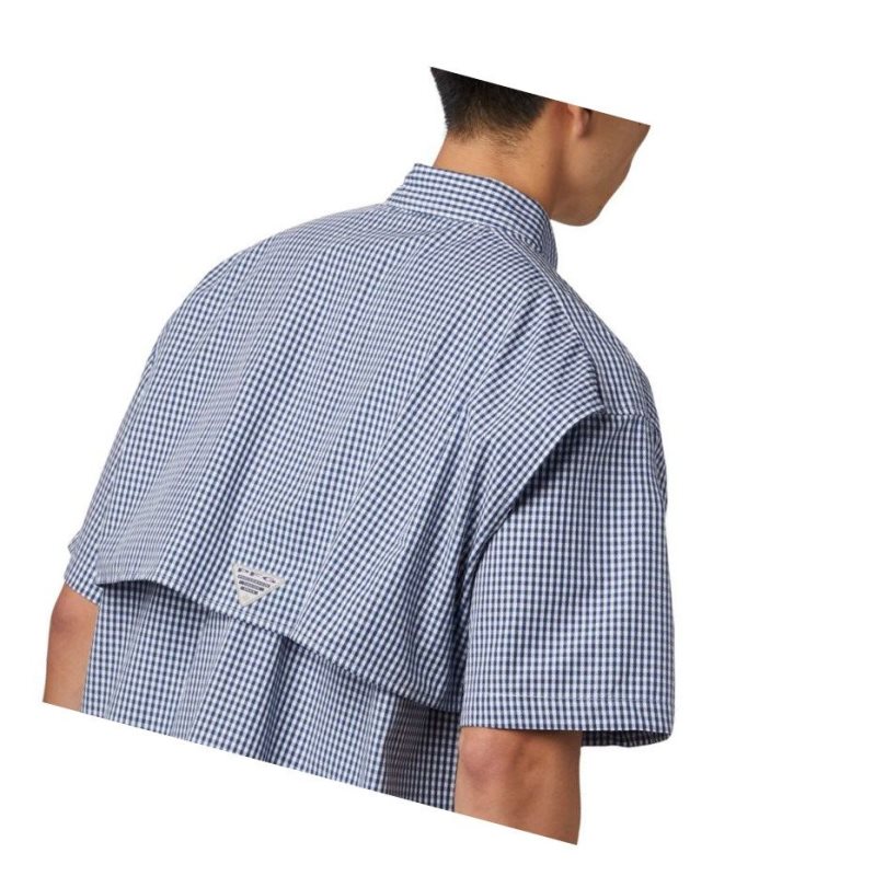 Columbia PFG Super Bonehead Classic Short Sleeve Gömlek Erkek Koyu Gri | 18902-LIVT