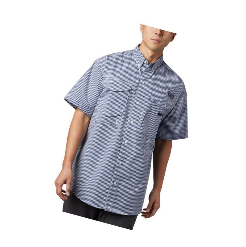 Columbia PFG Super Bonehead Classic Short Sleeve Gömlek Erkek Koyu Gri | 18902-LIVT