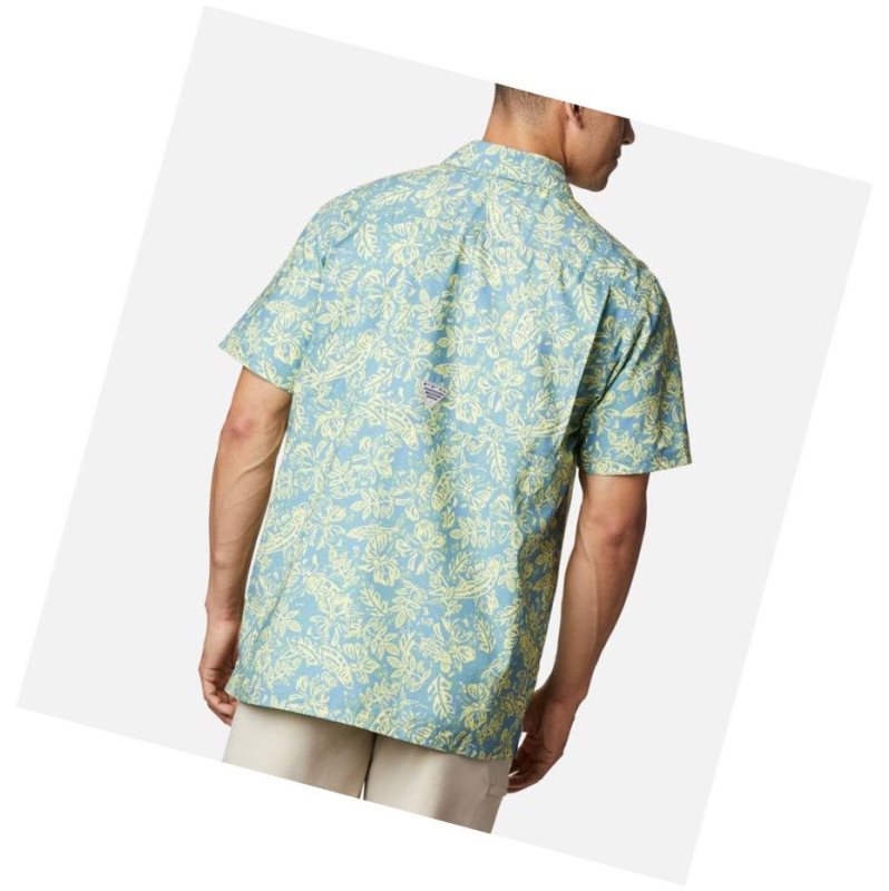 Columbia PFG Super Slack Tide Camp Gömlek Erkek Renkli | 67038-GEND