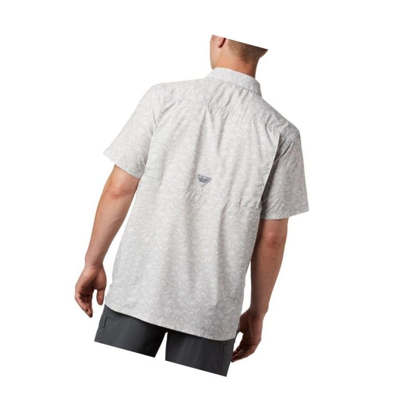 Columbia PFG Super Slack Tide Camp Gömlek Erkek Gri | 10529-ITGQ