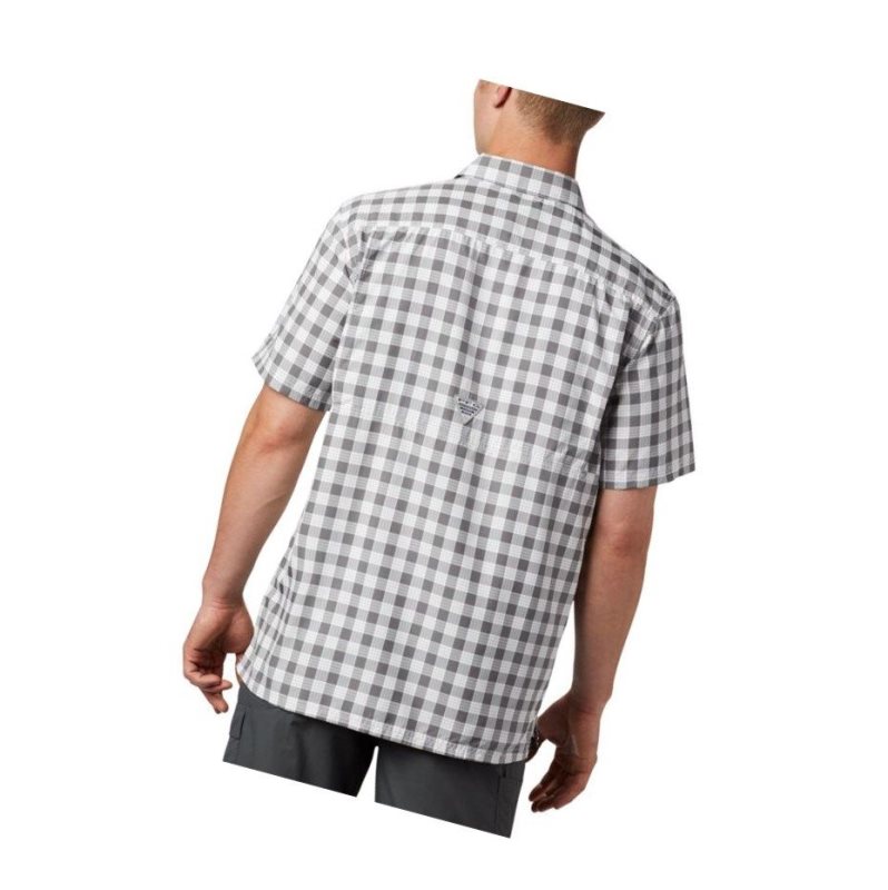 Columbia PFG Super Slack Tide Camp Tall Gömlek Erkek Gri | 26938-NQUM
