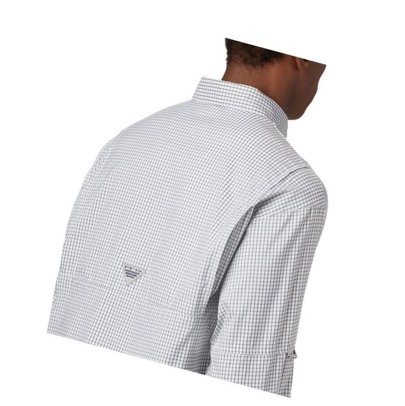 Columbia PFG Super Tamiami Long Sleeve Gömlek Erkek Siyah | 96412-HGZX