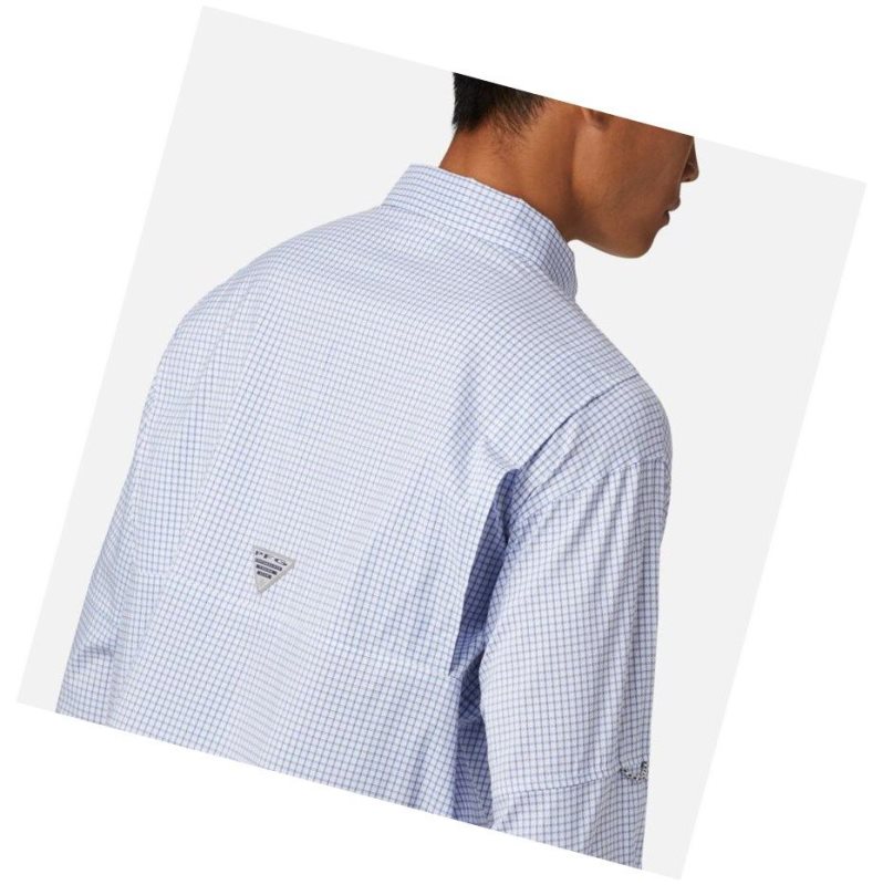 Columbia PFG Super Tamiami Long Sleeve Gömlek Erkek Mavi | 37485-RHYS