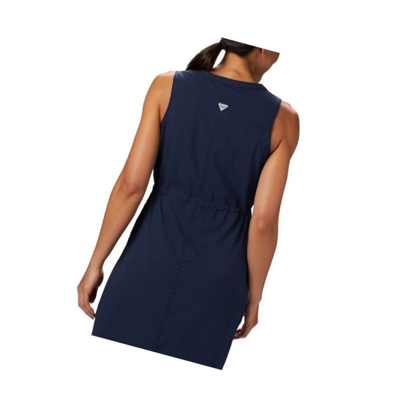 Columbia PFG Tamiami Elbise Kadın Lacivert | 42718-RJQL