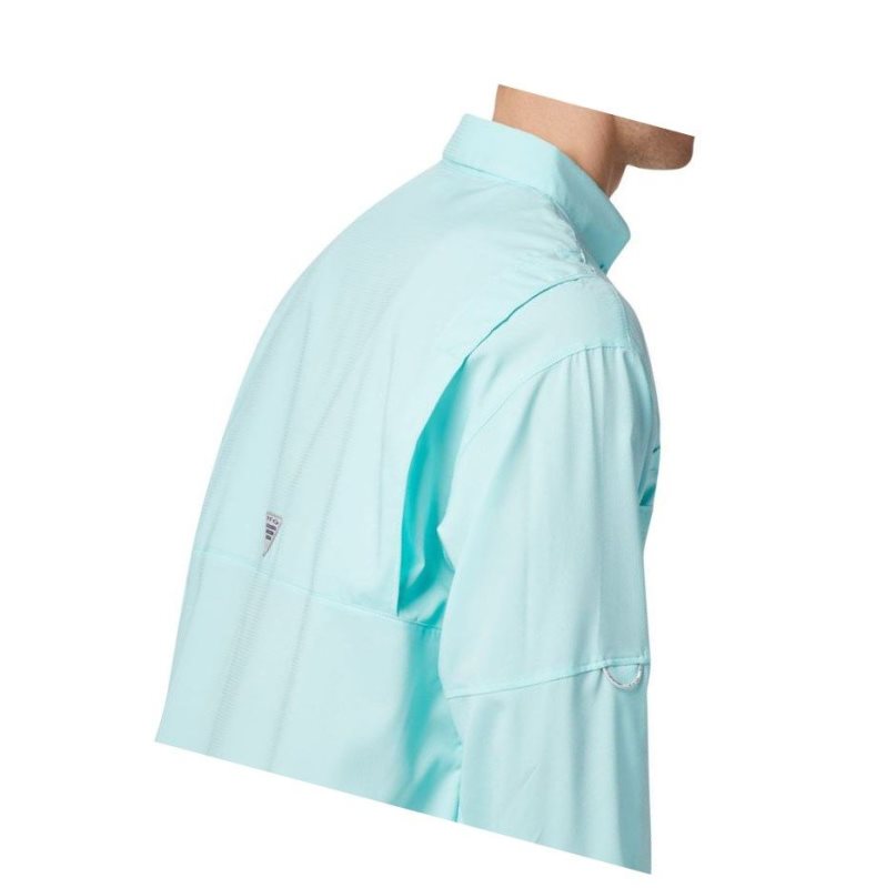 Columbia PFG Tamiami II Long Sleeve Big Gömlek Erkek Açık Mavi | 71304-DTIR