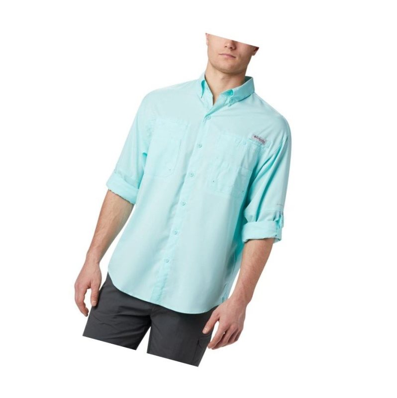 Columbia PFG Tamiami II Long Sleeve Big Gömlek Erkek Açık Mavi | 71304-DTIR