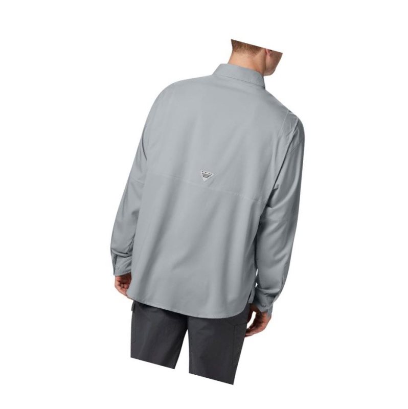 Columbia PFG Tamiami II Long Sleeve Big Gömlek Erkek Gri | 67931-COKF