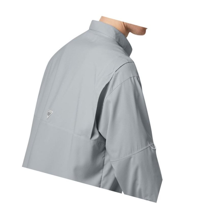 Columbia PFG Tamiami II Long Sleeve Big Gömlek Erkek Gri | 67931-COKF