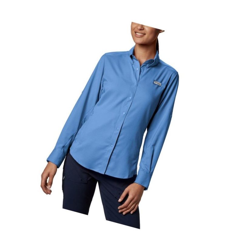 Columbia PFG Tamiami II Long Sleeve Gömlek Kadın Beyaz | 67539-YUBG