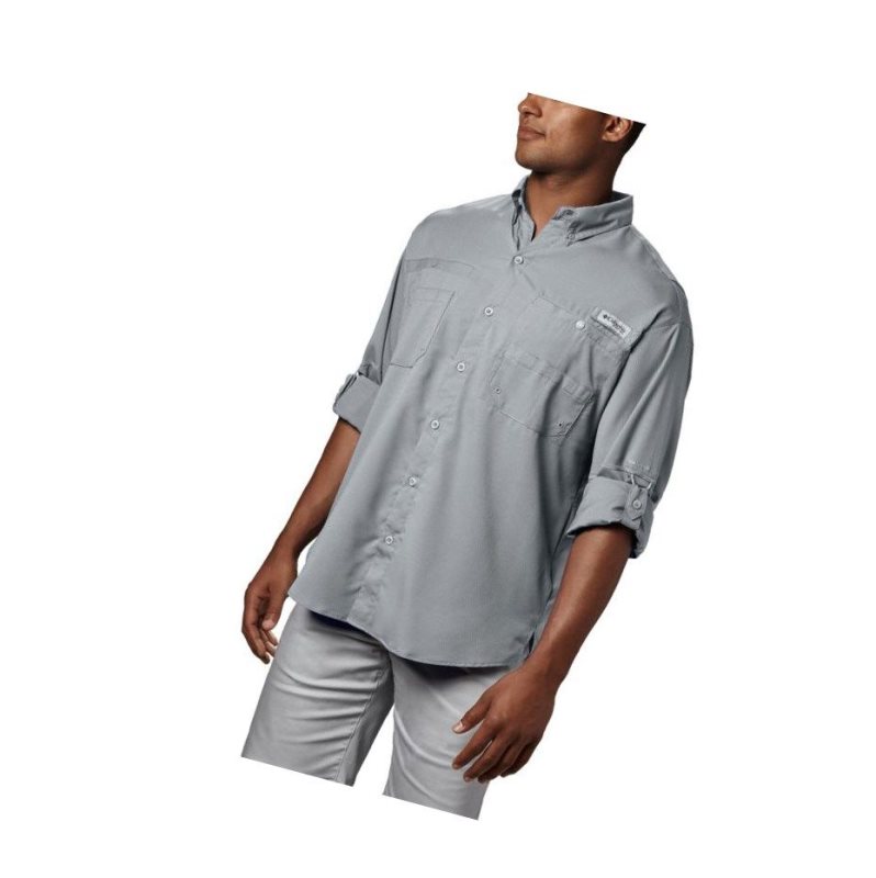 Columbia PFG Tamiami II Long Sleeve Gömlek Erkek Gri | 98620-AIXO