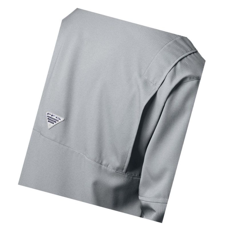 Columbia PFG Tamiami II Long Sleeve Gömlek Erkek Gri | 98620-AIXO