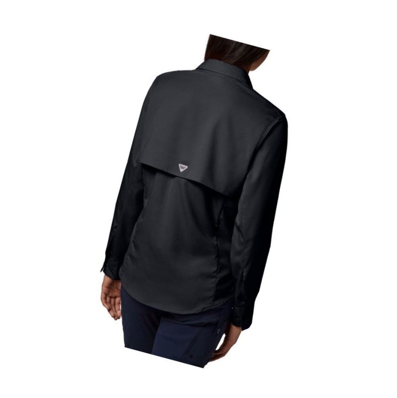 Columbia PFG Tamiami II Long Sleeve Gömlek Kadın Siyah | 63071-VFAX